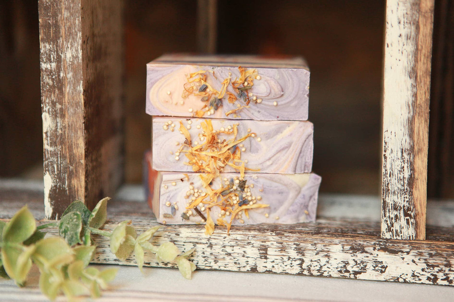 Lavender & Apricot Artisan Soap, Luxury Shea Butter Soap