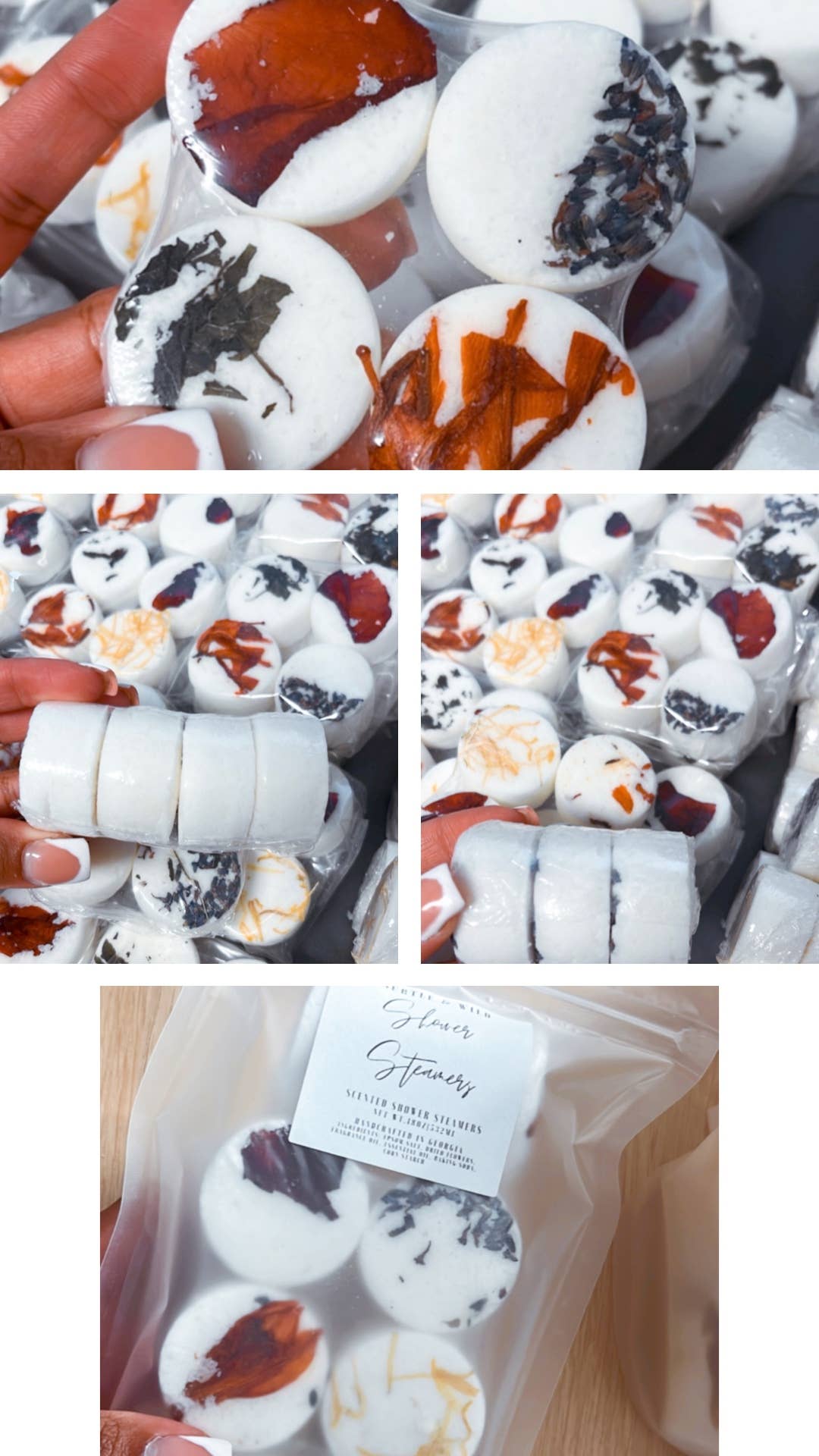 Jasmine Shower Steamer Bath Bomb