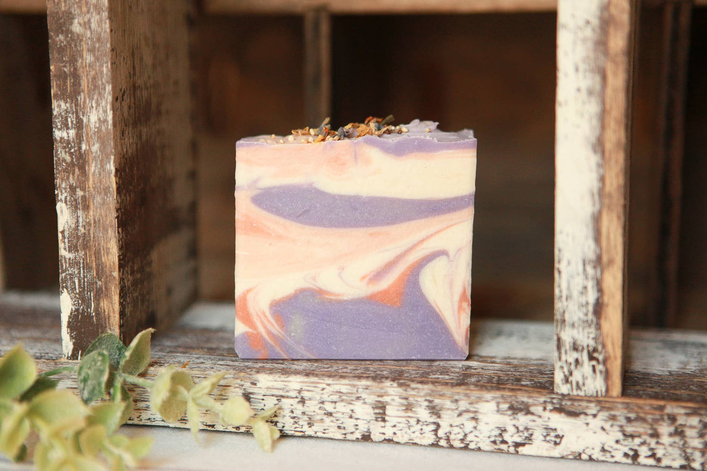 Lavender & Apricot Artisan Soap, Luxury Shea Butter Soap