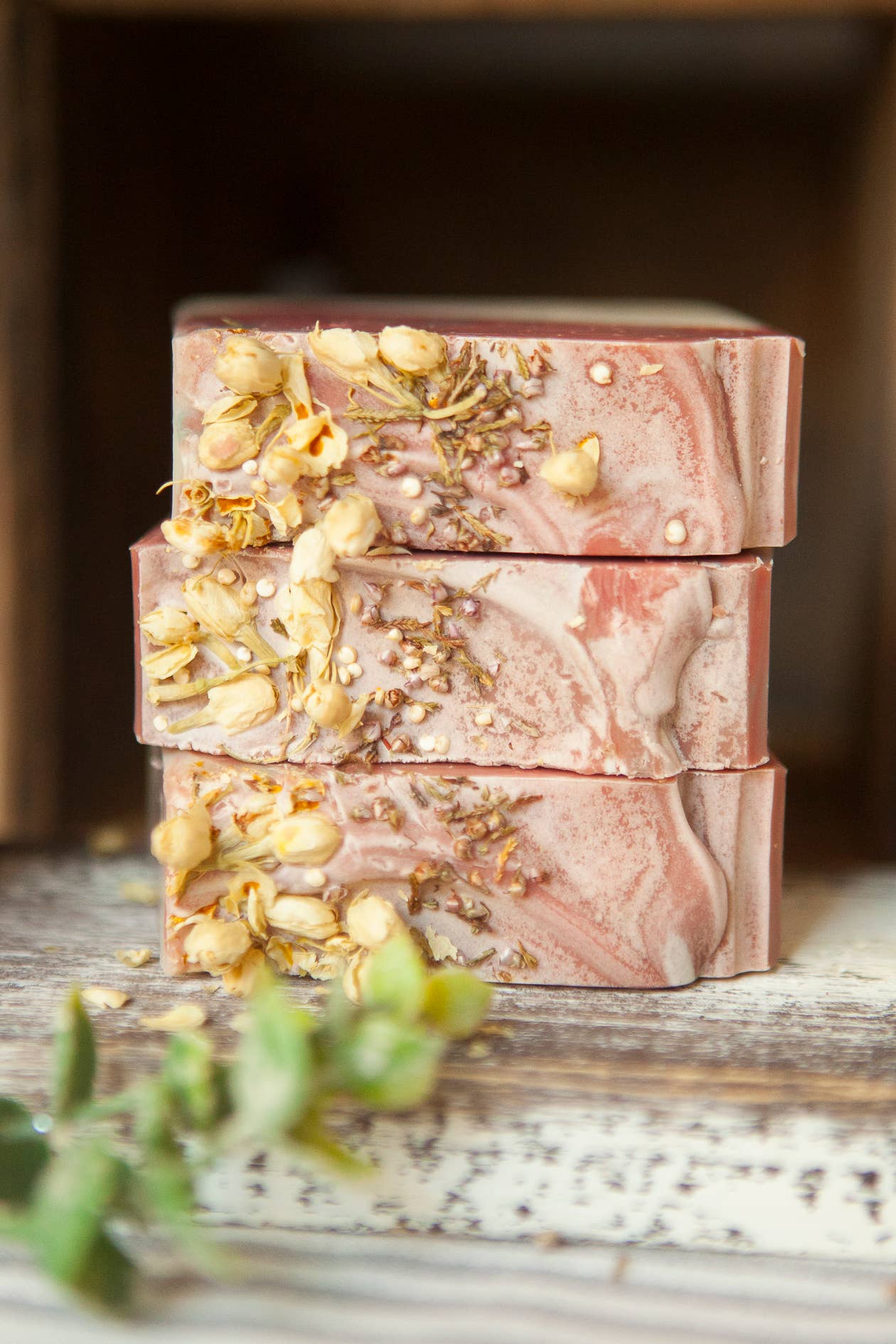 Peony & Amberwood Artisan Soap, Luxury Shea Butter Soap