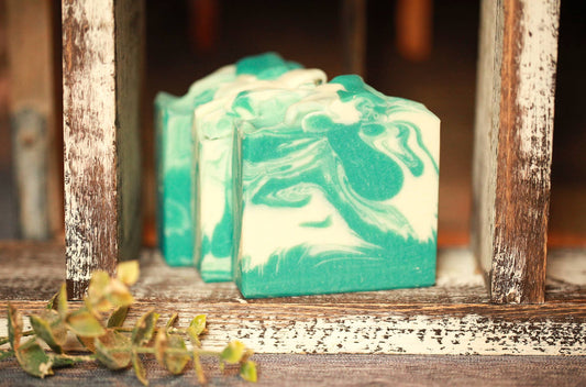 Blue Volcano Artisan Soap, Luxury Shea Butter Soap, 4+oz.